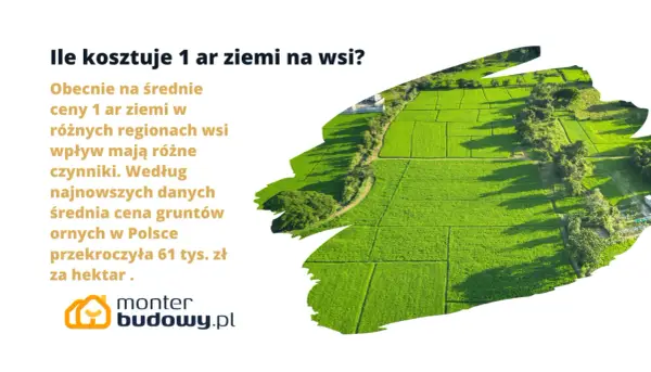 Cena ziemi na wsi - Ile kosztuje ar? Uniknij pułapek!